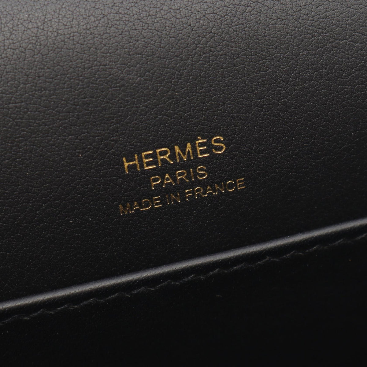 HERMES Geta Shoulder Bag Black Chevre Other Chevre 2101220055820