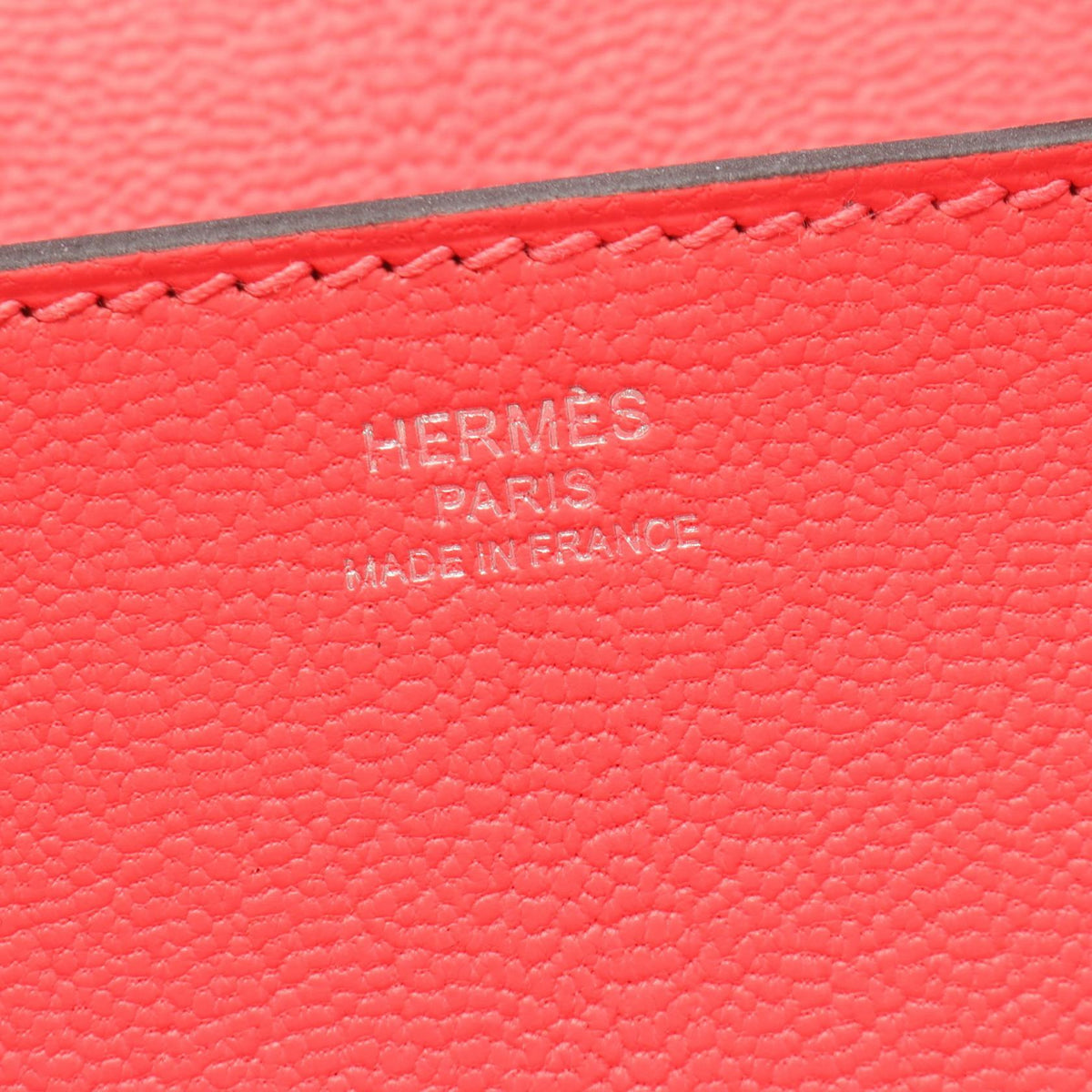 HERMES Opry business bag clutch bagRose azalee Rose azalee Pink Chevre leather Chevre 2101220055936