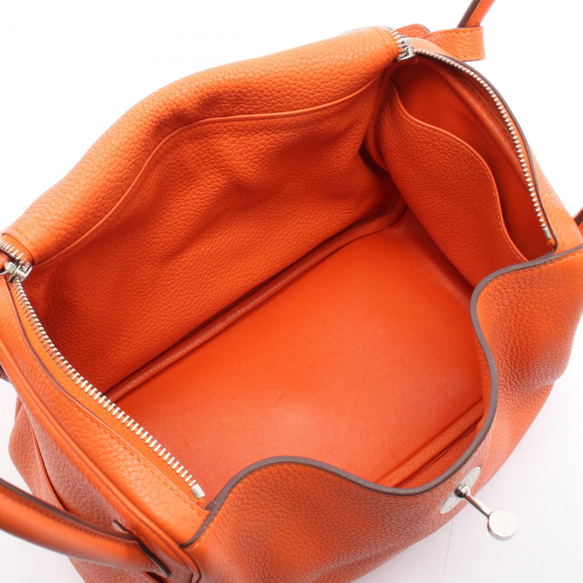 HERMES Lindy 30 Shoulder BagFeu Feu Orange Taurillon Clemence leather Taurillon Clemence 2101220056063