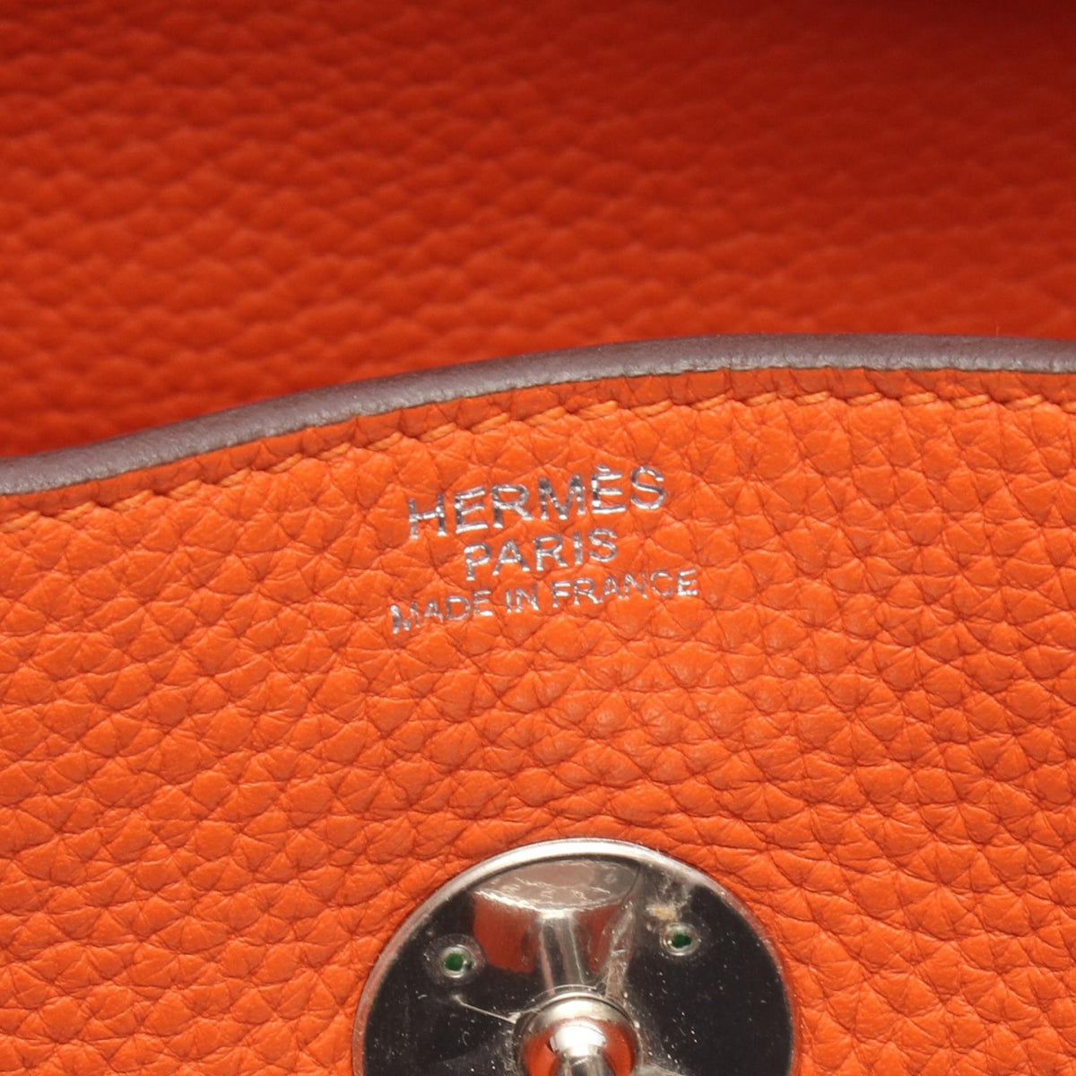 HERMES Lindy 30 Shoulder BagFeu Feu Orange Taurillon Clemence leather Taurillon Clemence 2101220056063