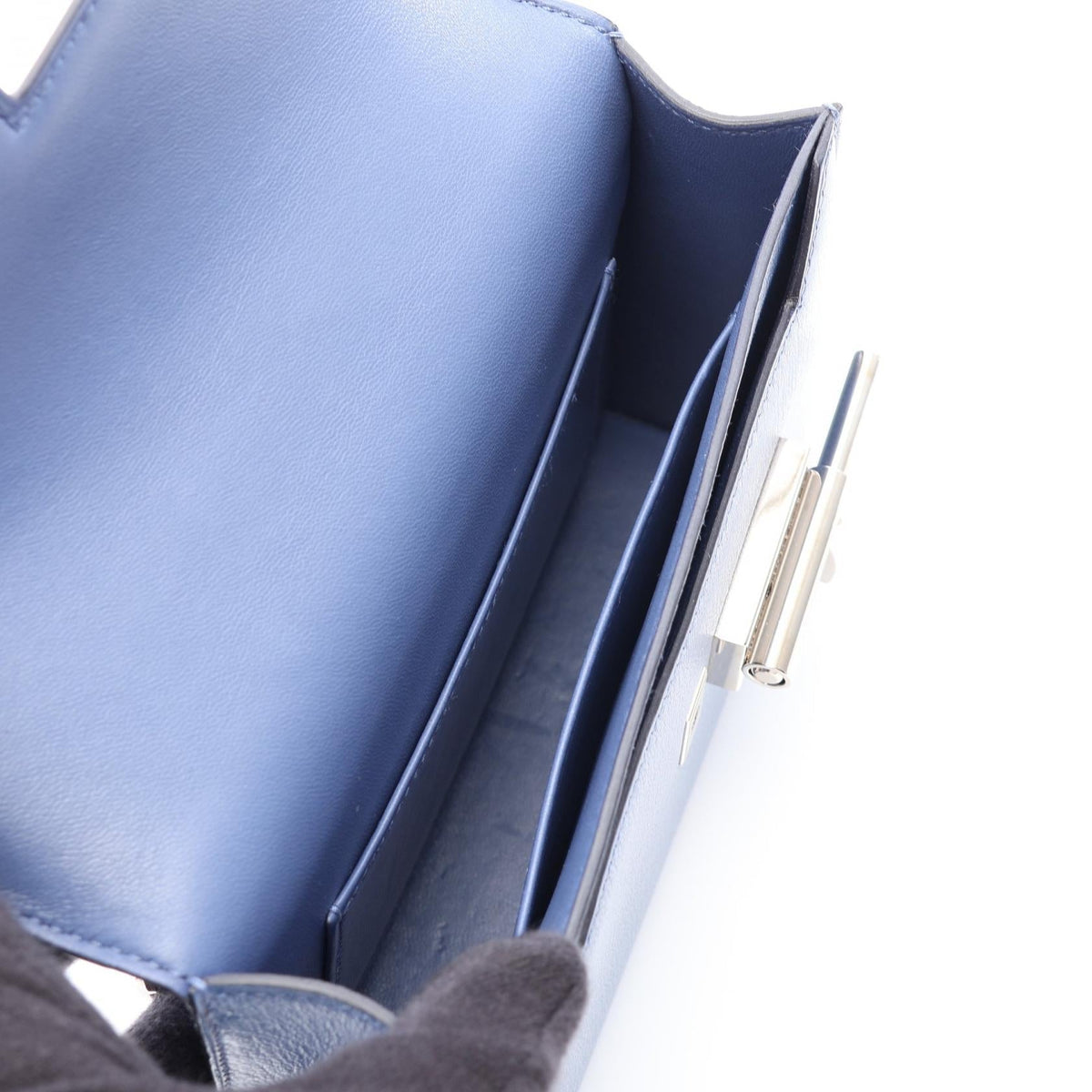 HERMES Velu Mini Shoulder BagBlue brighton Blue brighton Blue Chevre leather Chevre / Shamkira 2101220056087