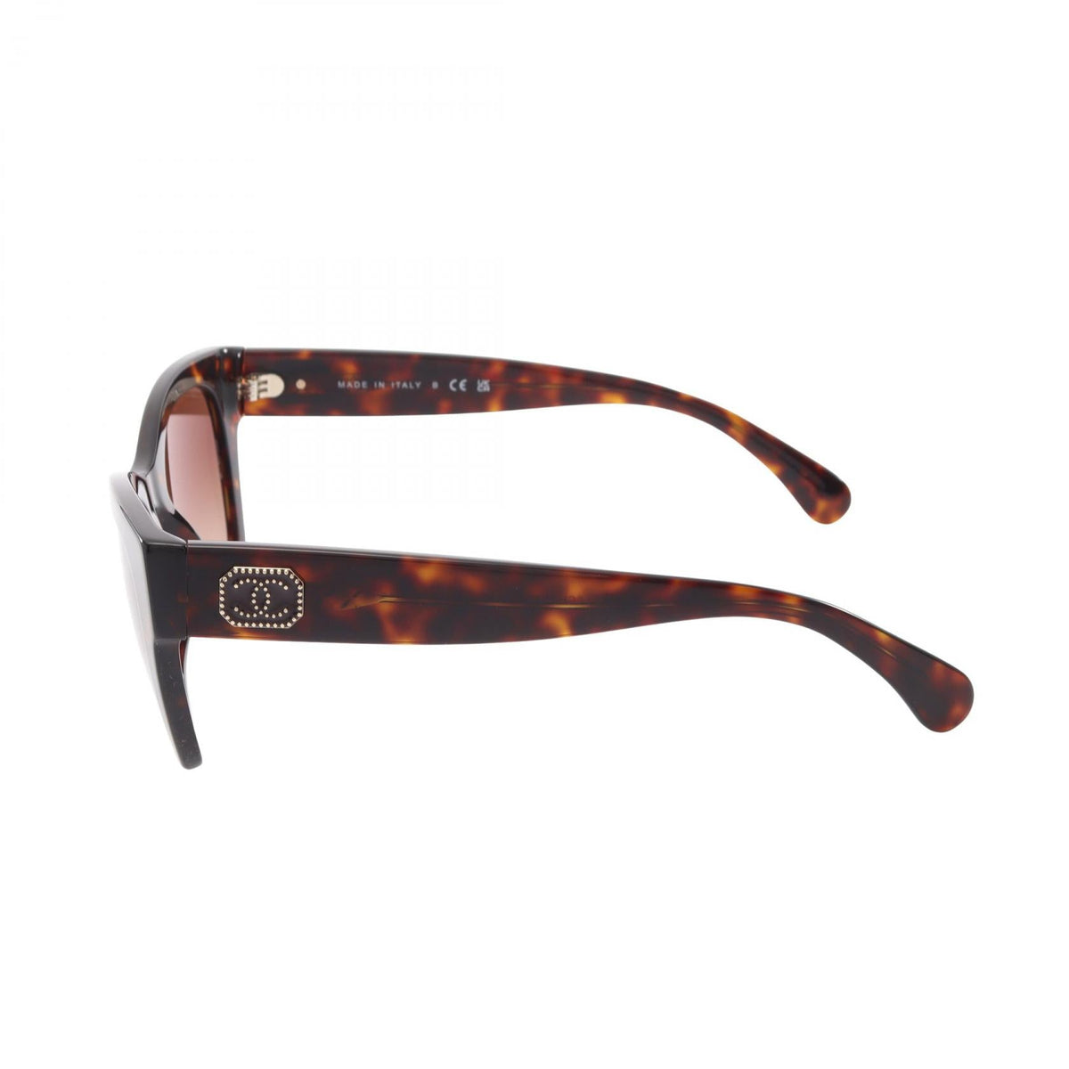 CHANEL Brown COCO Mark Gradient Lens Tortoiseshell Pattern Other�Plastic 2101220050818