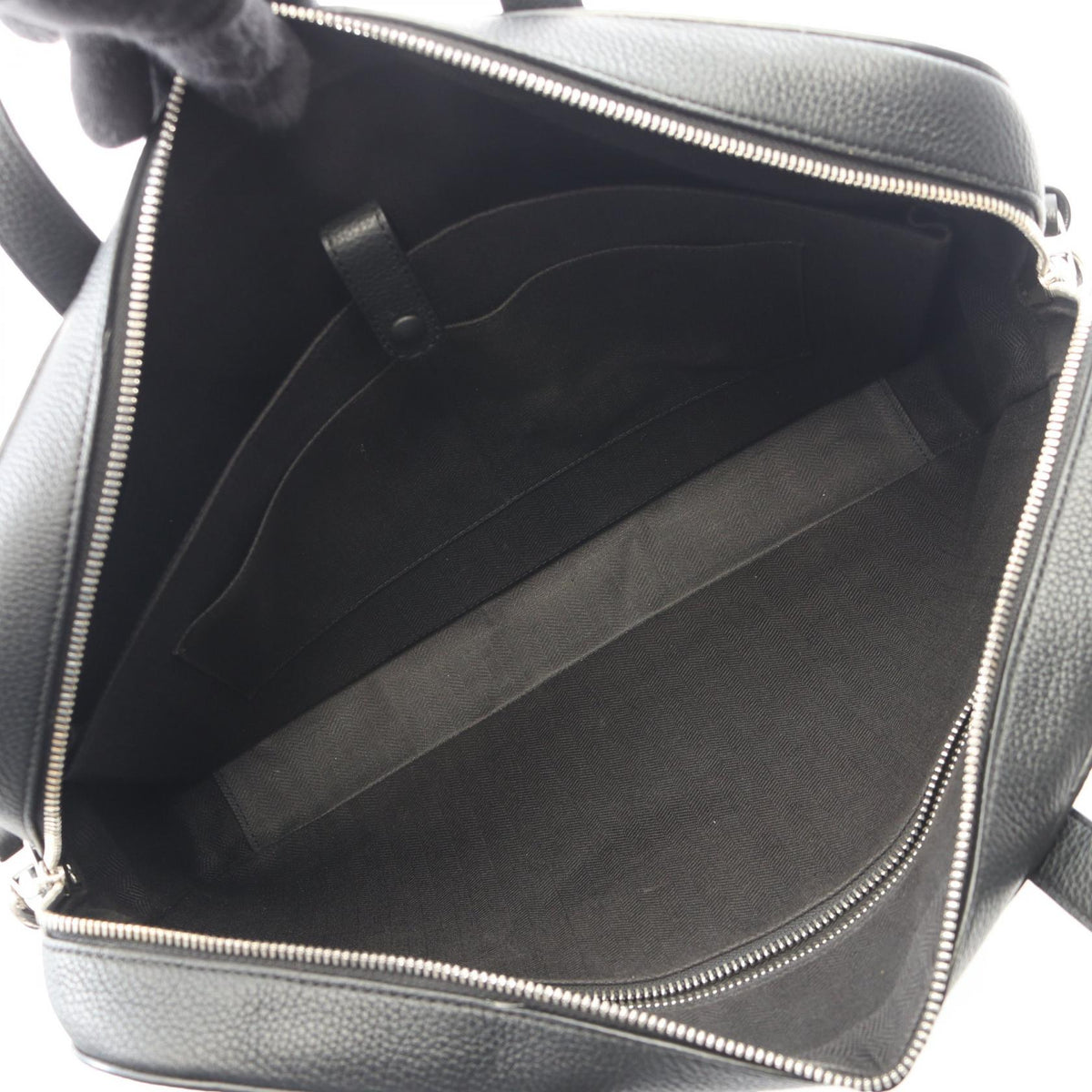 LOEWE Goya Slim Briefcase 2WAY Briefcase Black leather 337.12.P57 2120300058308