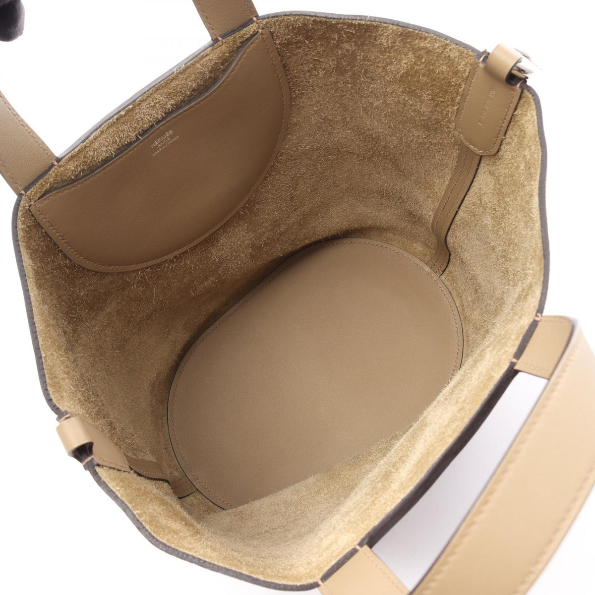 HERMES in the loop 23 HandbagBeige Marfa Beige Marfa Beige Taurillon Clemence leather Calfskin (cowhide) Taurillon Clemence / Veau Swift leather 2107601159187
