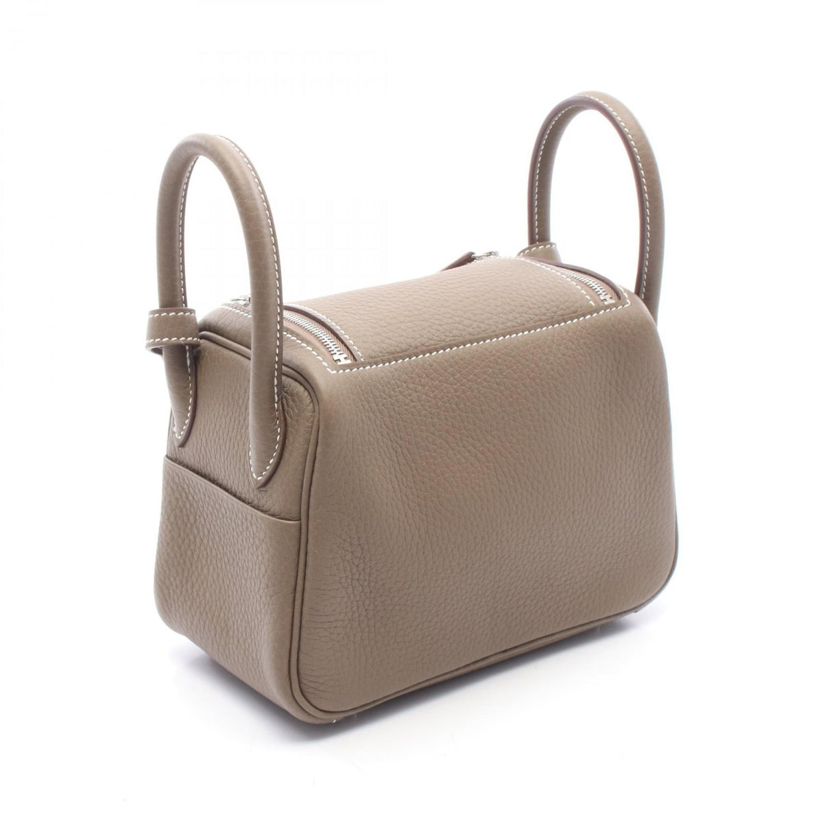 HERMES Lindy Mini Etoupe Gray Shoulder BagEtoupe Grey Etoupe Grey Gray Taurillon Clemence leather Taurillon Clemence 2107601170380