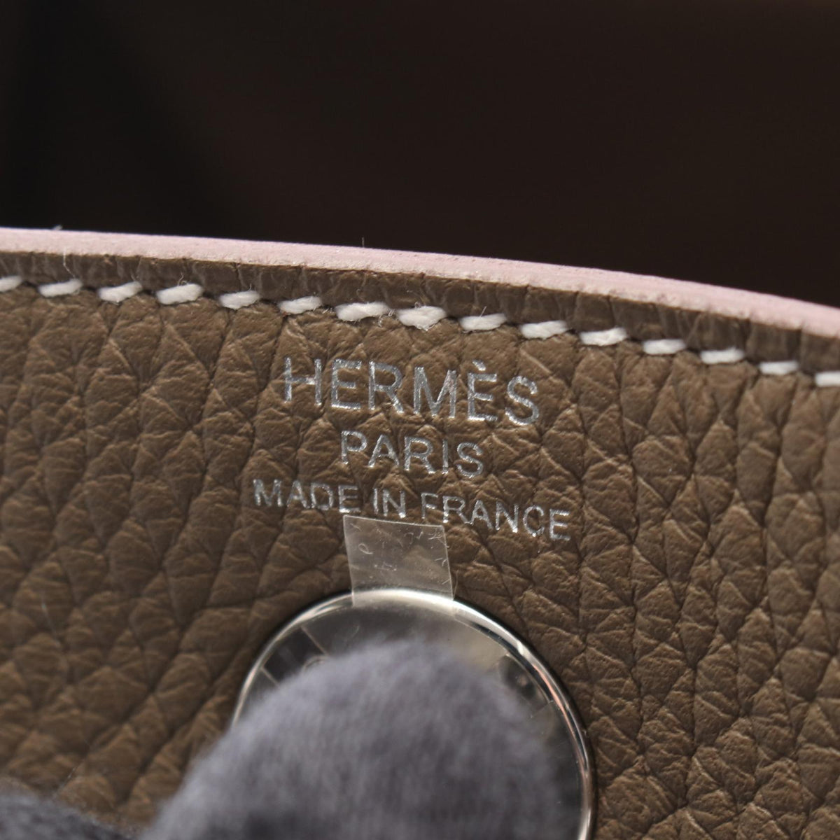 HERMES Lindy Mini Etoupe Gray Shoulder BagEtoupe Grey Etoupe Grey Gray Taurillon Clemence leather Taurillon Clemence 2107601170380