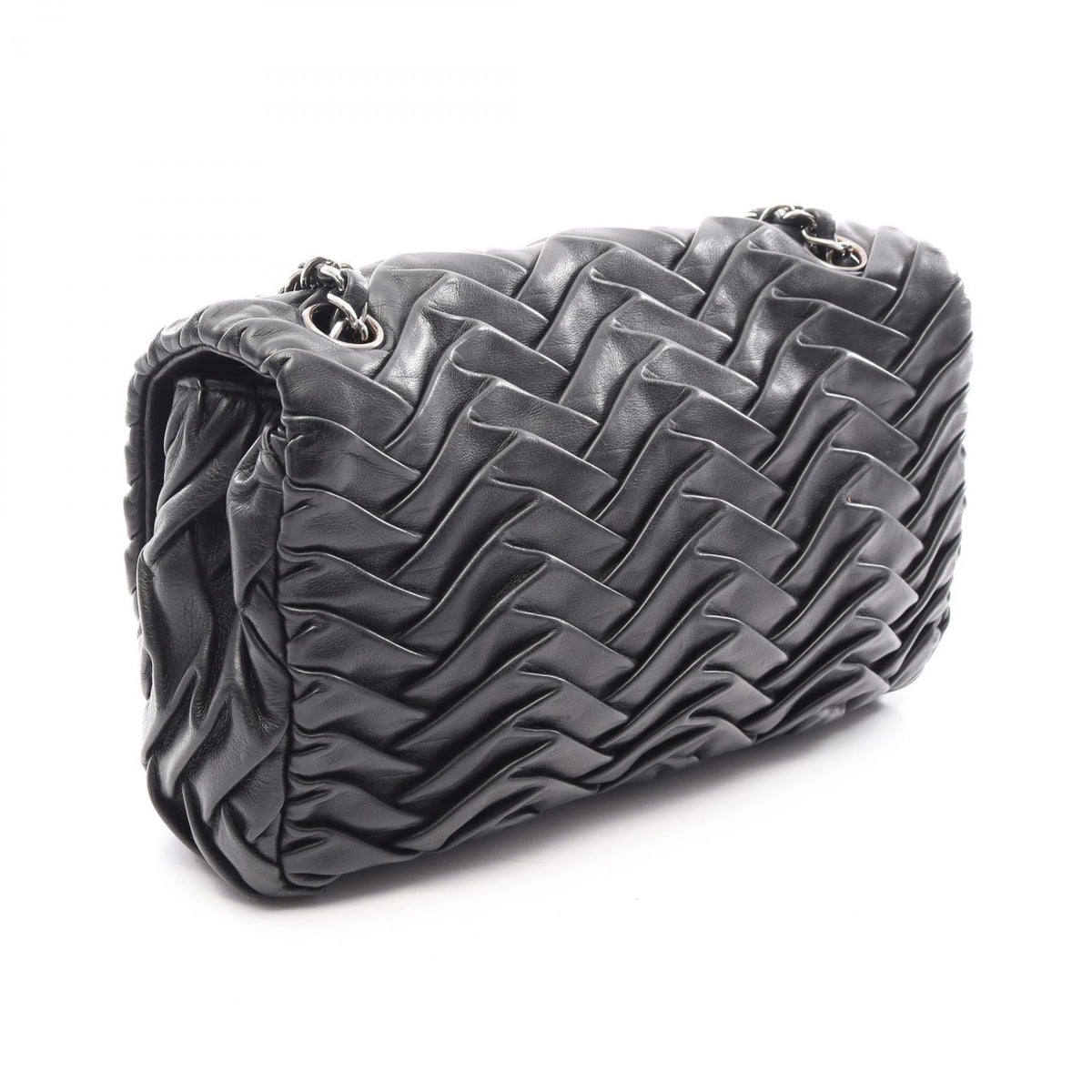 CHANEL Black Lambskin (sheep leather) 2101220054854
