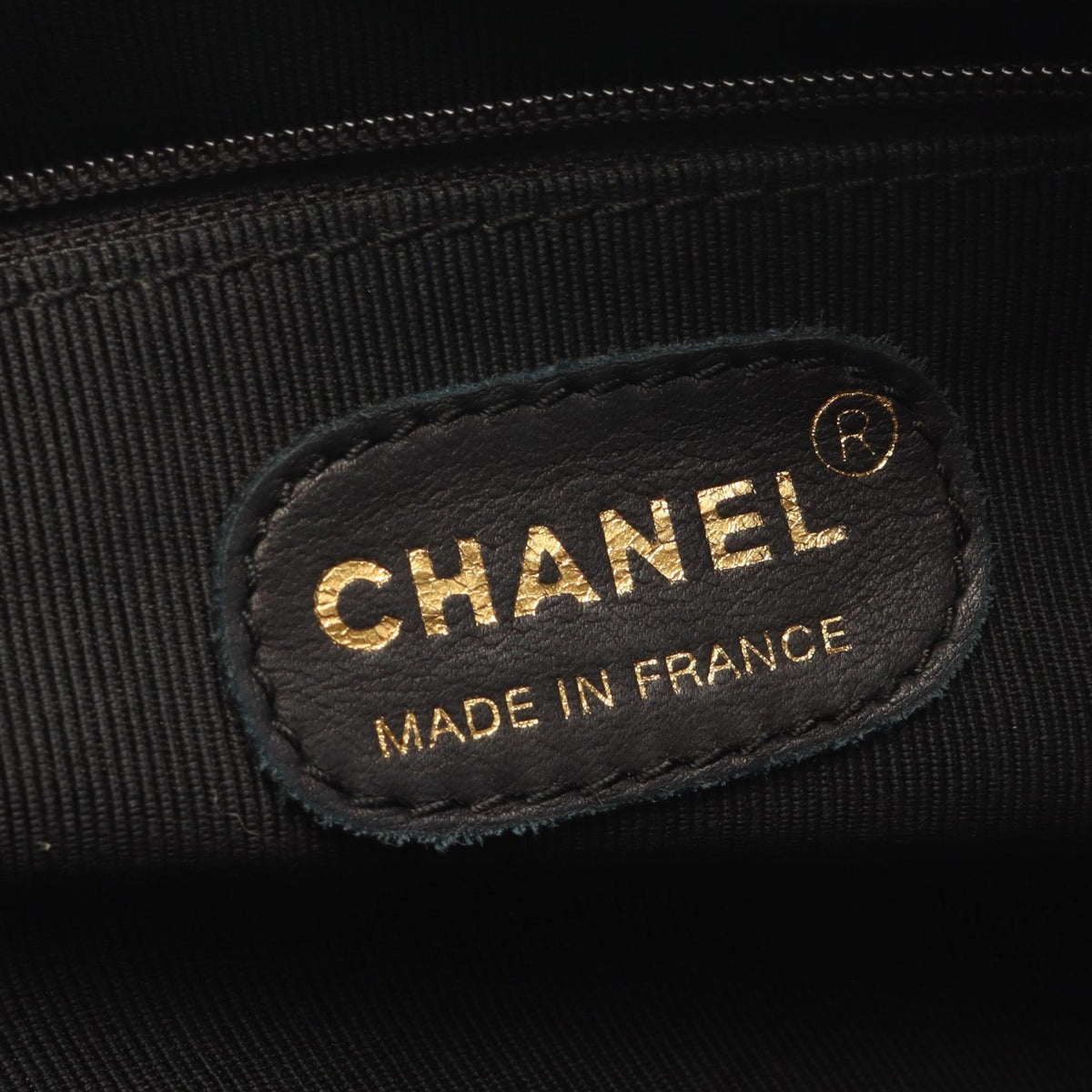 CHANEL Black COCO Mark leather 2101219887265