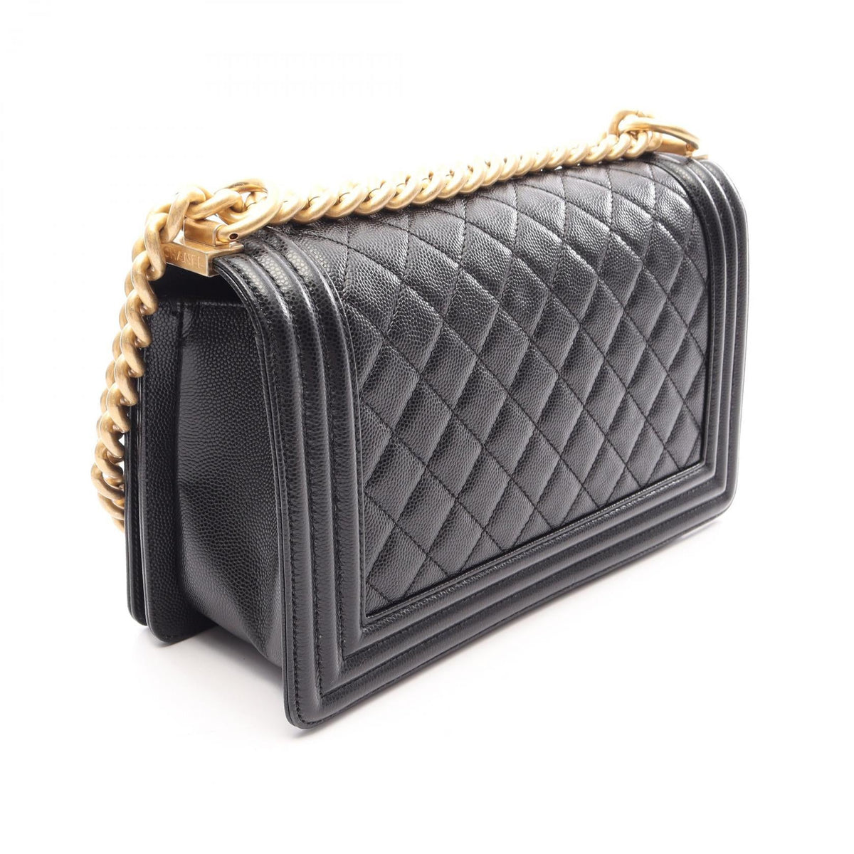 CHANEL Black Boy chanel Grained Calfskin leather A67086 2104102530804