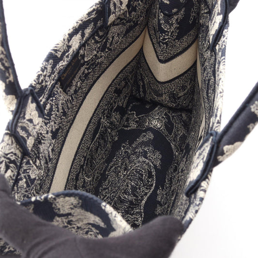 Dior BOOK TOTE Medium Toile de Jouy Tote Bag Navy/White canvas 2101220043568