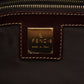 FENDI Zucchino mamma bucket Shoulder Bag Beige/Brown PVC coated canvas leather 254826325018 2121400018940