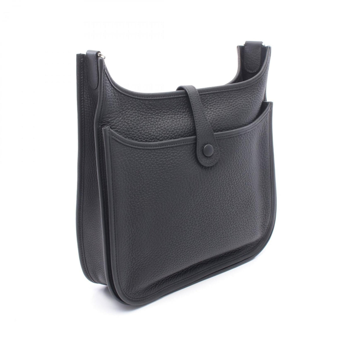 HERMES Evelyne 3 Troyes PM Shoulder BagNoir Black Noir Black Black Taurillon Clemence leather Taurillon Clemence 2104102536158