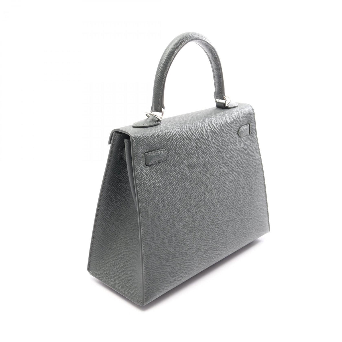 HERMES Kelly 25 Vert Mangrove, external stitching, 2-way Handbag Green Epsom Other Epsom 2104102534956