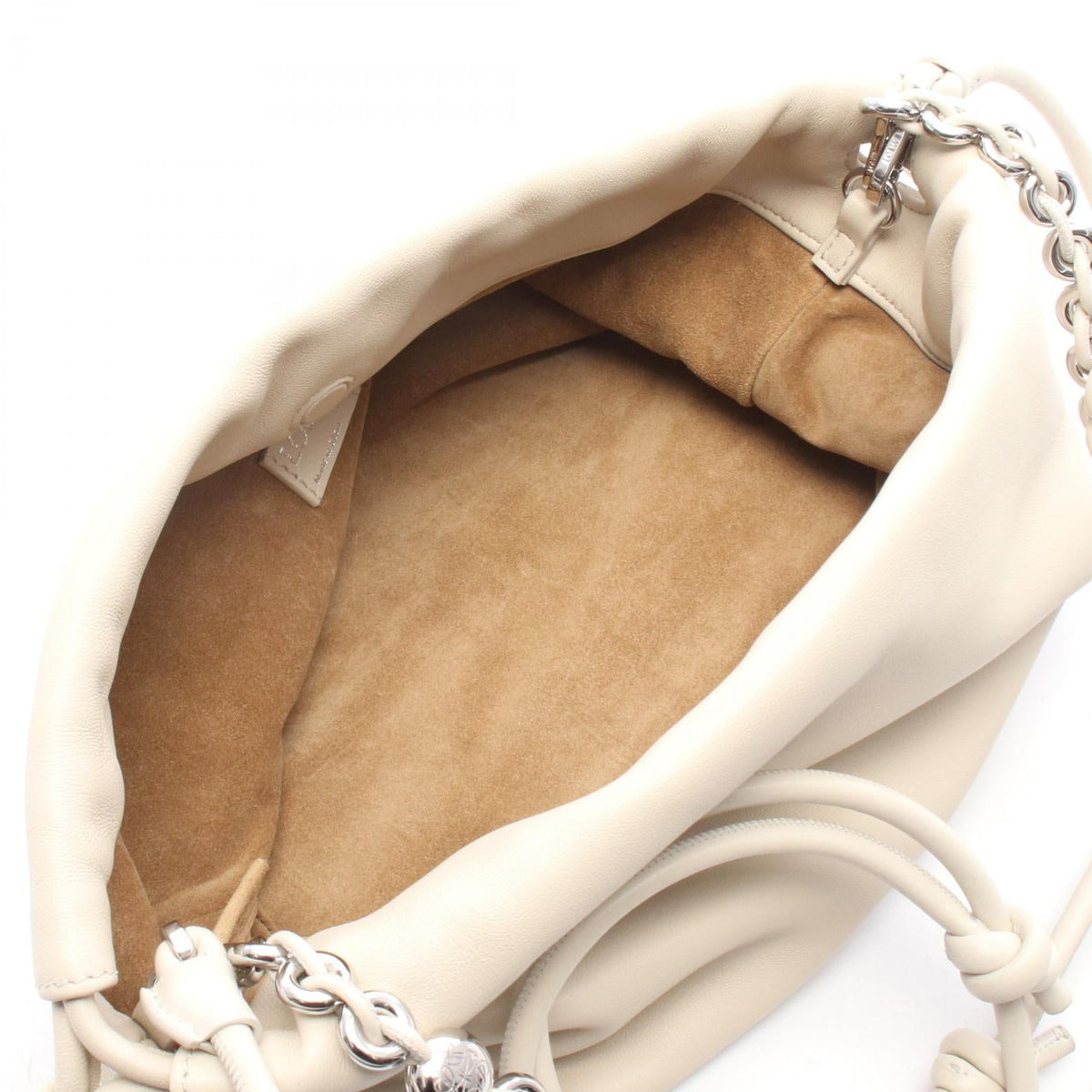 LOEWE Flamenco Perth Shoulder Bag Beige leather A411FCRX02 2120900137816