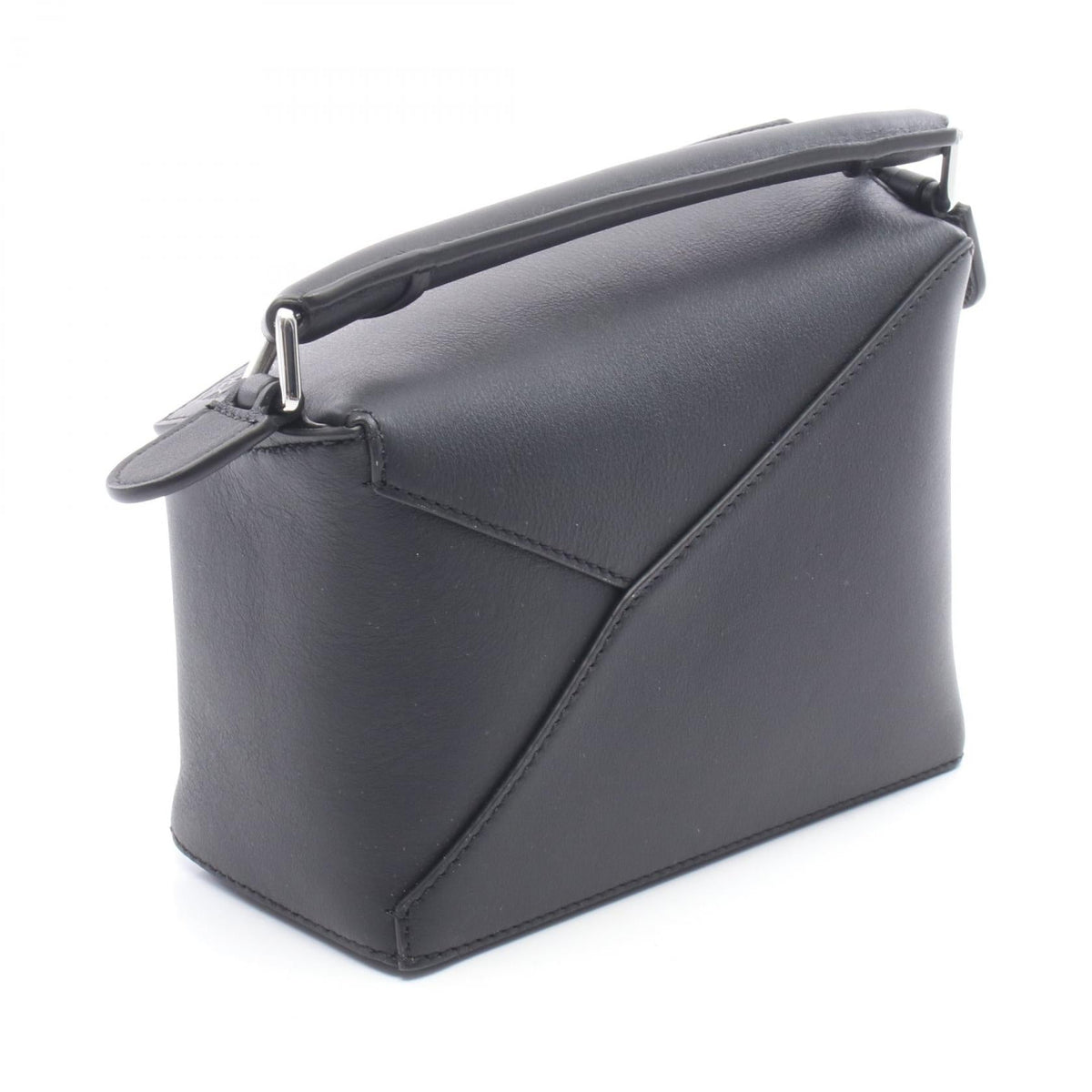 LOEWE Puzzle Edge Mini 2WAY Handbag Black leather A510P88X491100 2101220148454