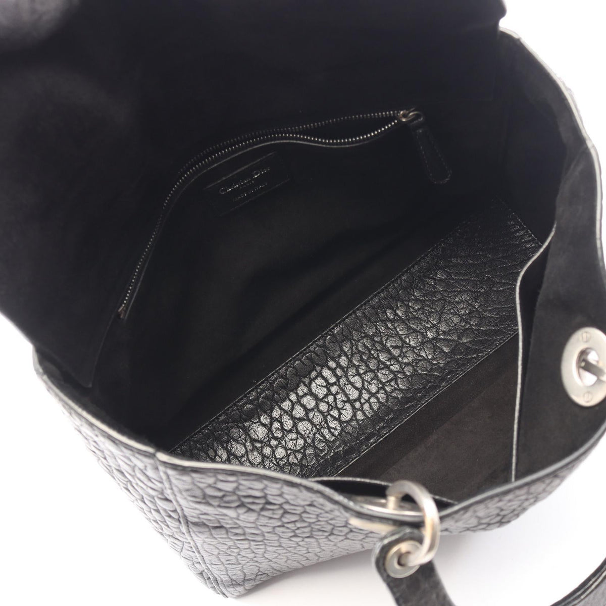 Dior Diorissimo Medium 2WAY Handbag Black Other�Calf leather 2120100038203