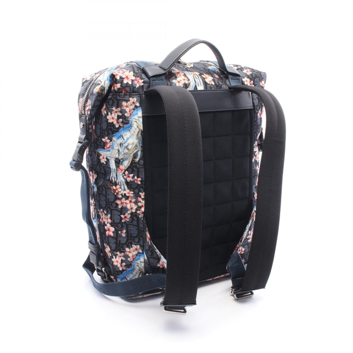 Dior DIOL � Hajime Sorayama Dinosaur Robot Oblique Rucksack Backpack Navy/Multicolor Nylon�leather 03-BO-0139 2120100038111