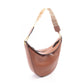 LOEWE Luna Shoulder Bag Brown leather 2101220138073