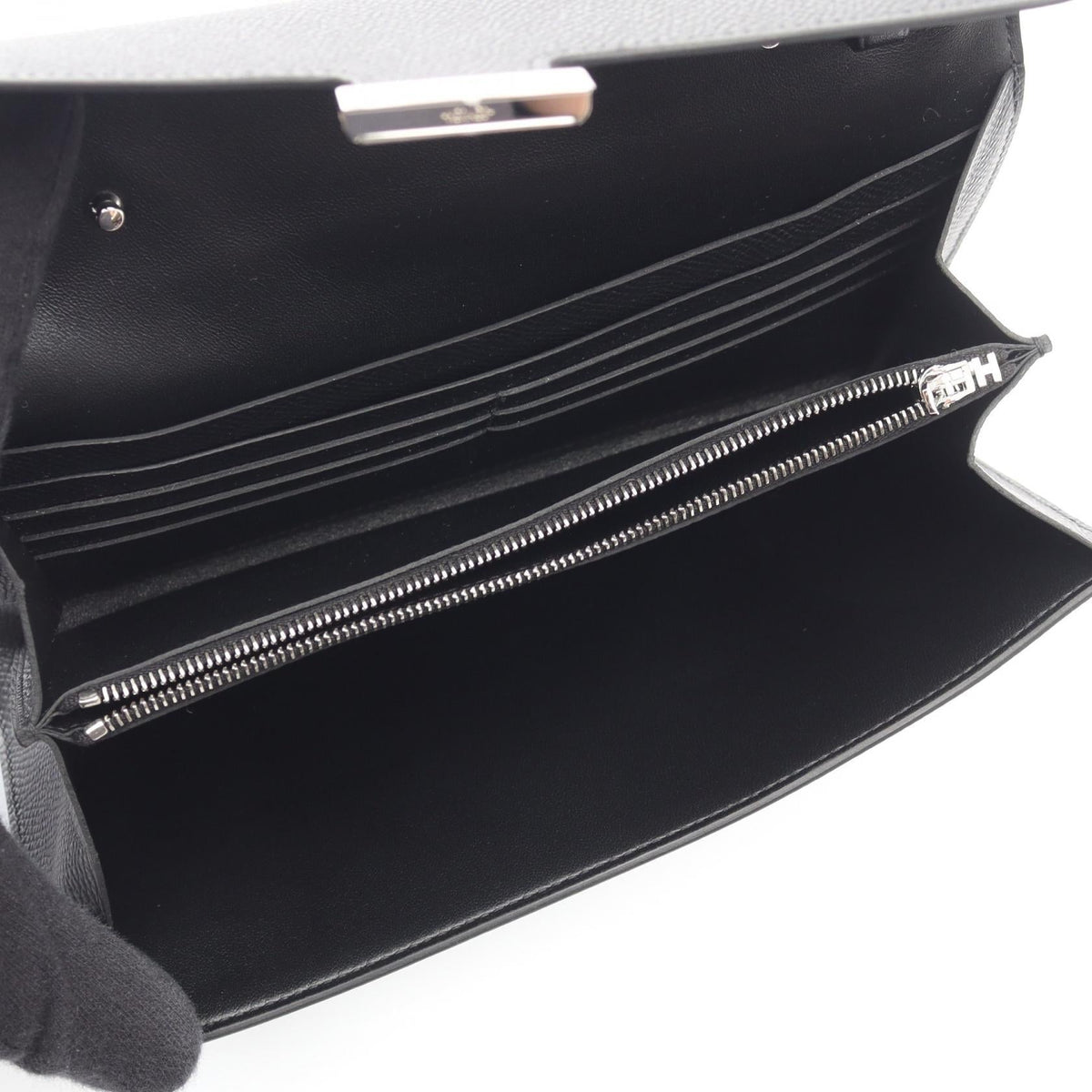HERMES constance long to go Shoulder Bag Black Epsom Other Epsom 2106800640694