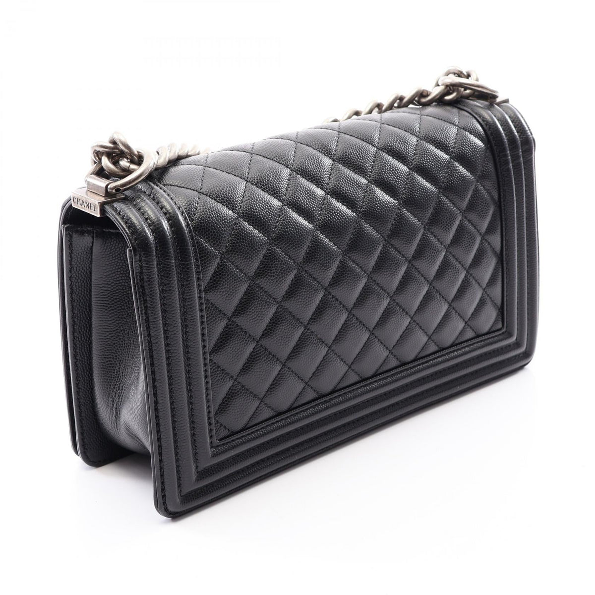 CHANEL Black Boy chanel Calfskin (cowhide) A67086 2107601160640