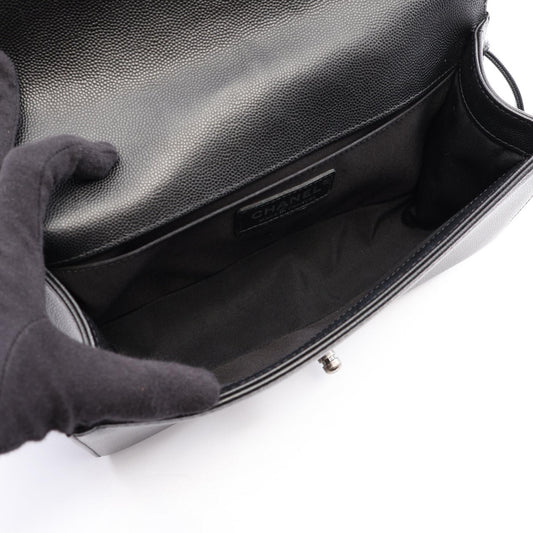 CHANEL Black Boy chanel Calfskin (cowhide) A67086 2107601160640