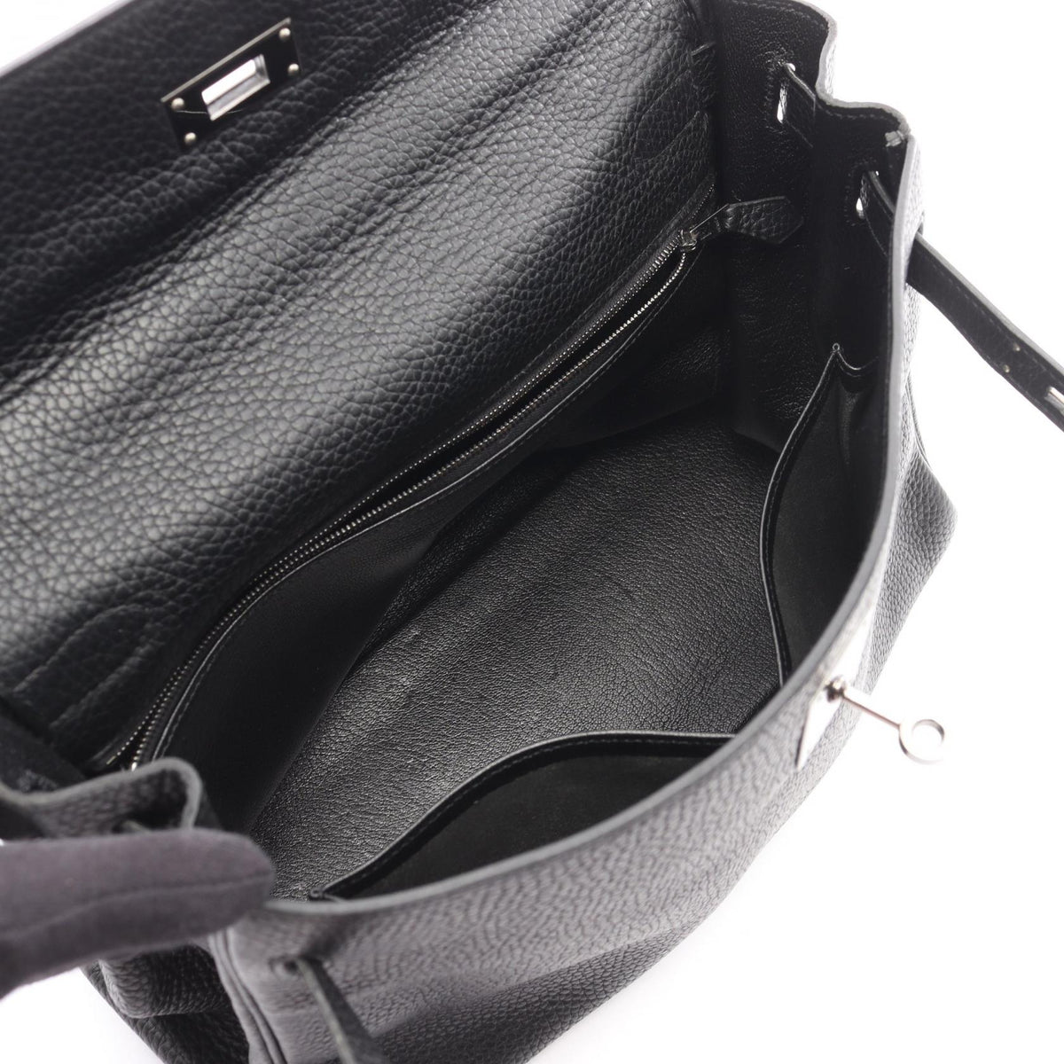 HERMES Kelly 32 Handbag Black Togo leather leather Togo leather 2101219709024