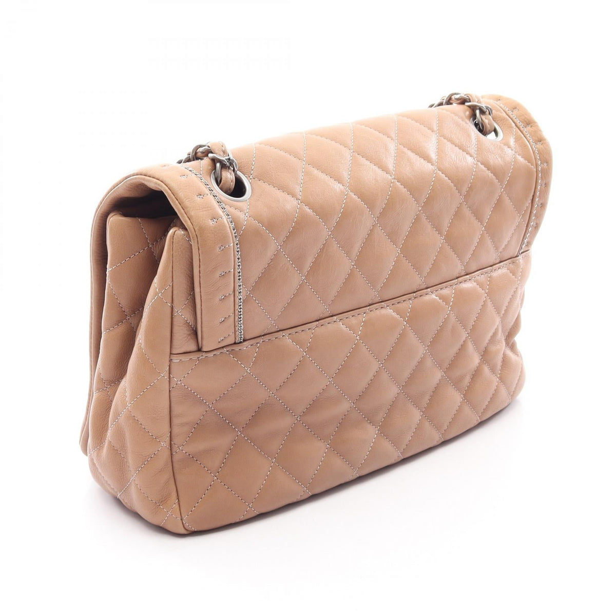 CHANEL Beige Matelasse leather 2101219860886