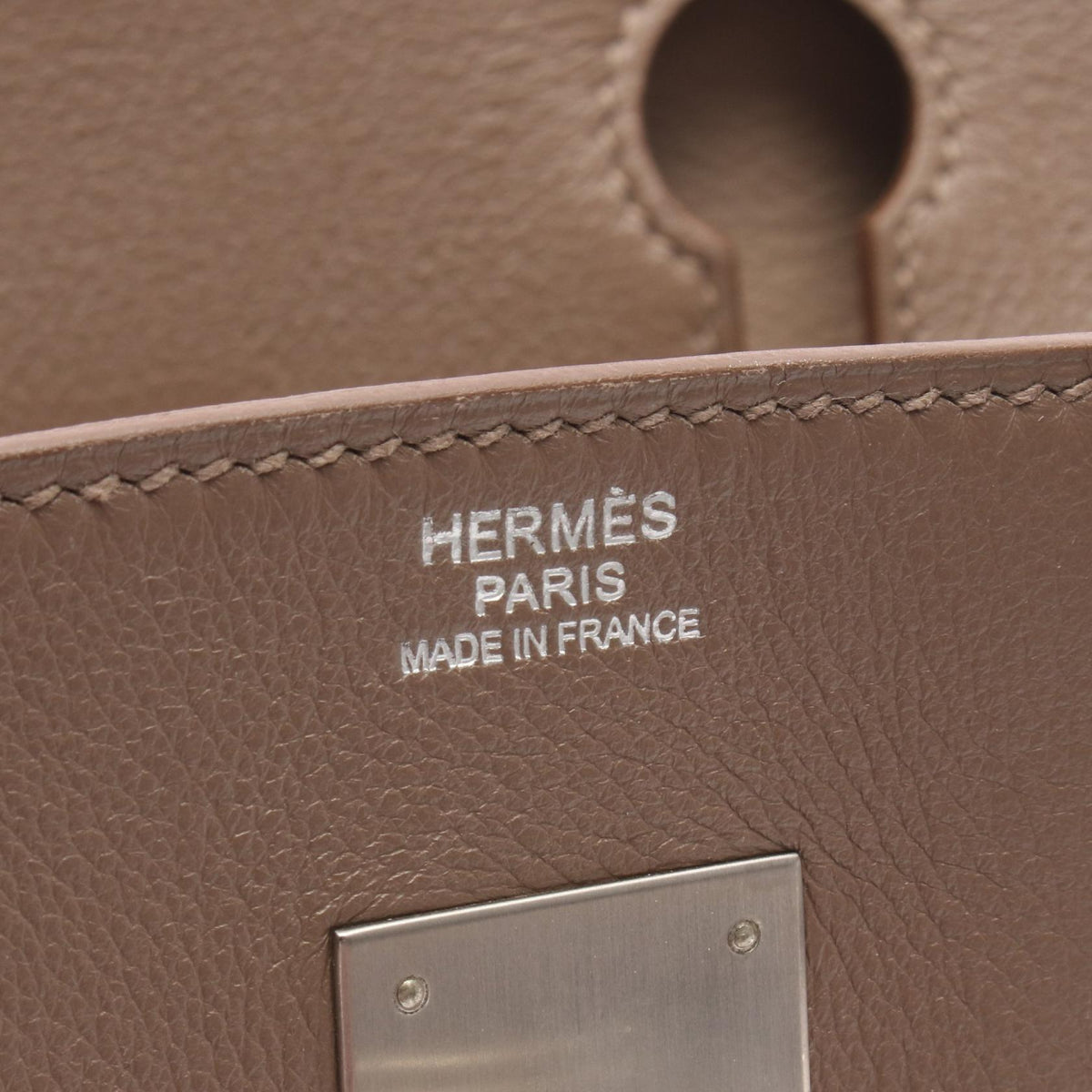 HERMES Birkin 30 Kazak HandbagEtoupe Grey Etoupe Grey Gray/Red/Beige/Rose jaipur Gris tourterelle Taurillon Clemence Other Taurillon Clemence / Veau Swift leather 2101220016173