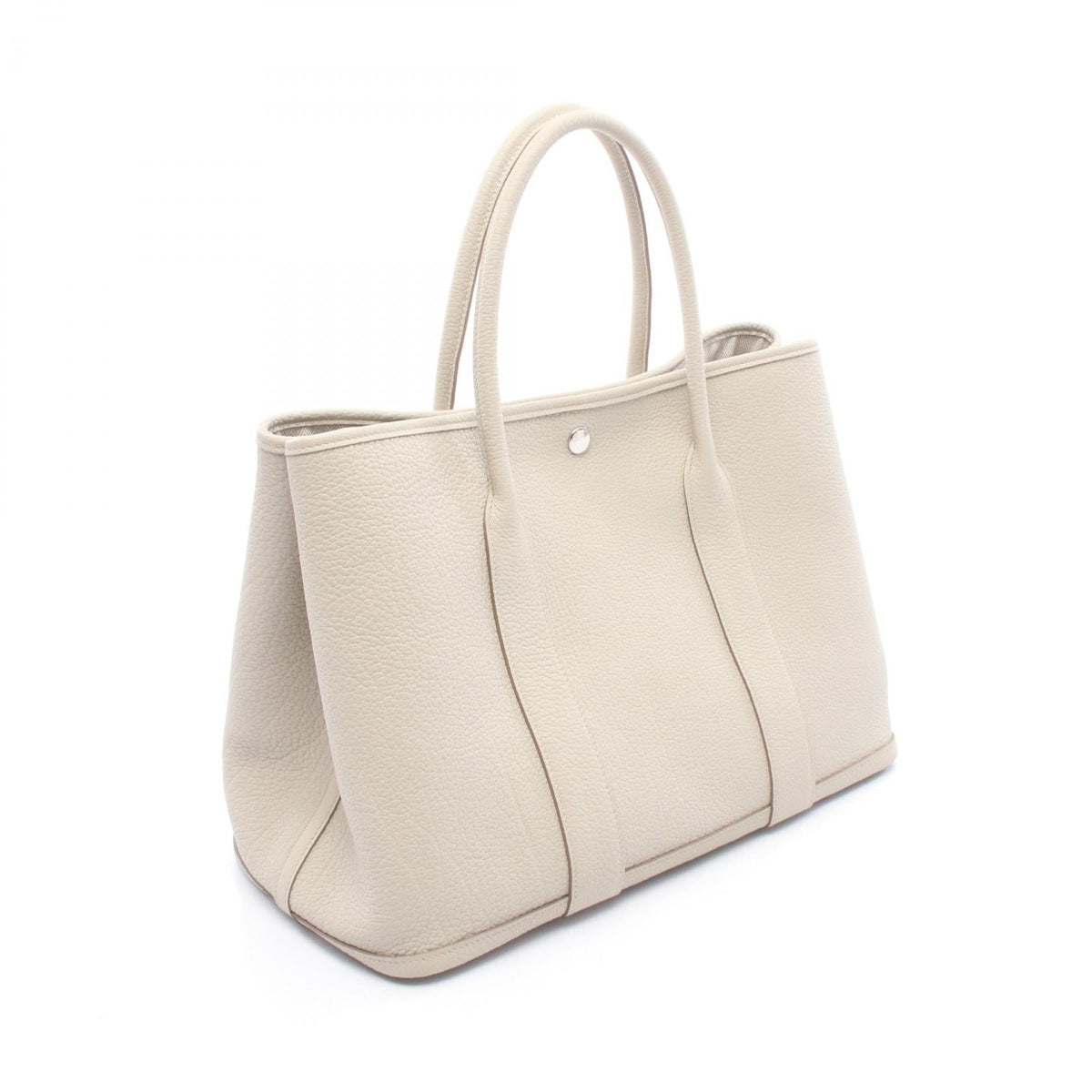 HERMES Garden Party PM Beton Tote Bag Gray Negonda leather Other Negonda leather 2101220100933