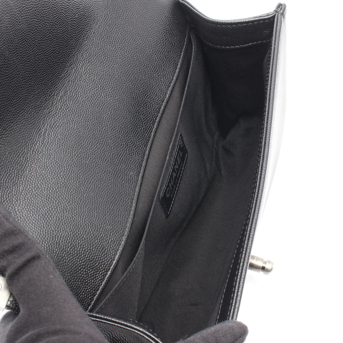 CHANEL Black Boy chanel Grained Calfskin leather A67086 2101220002350