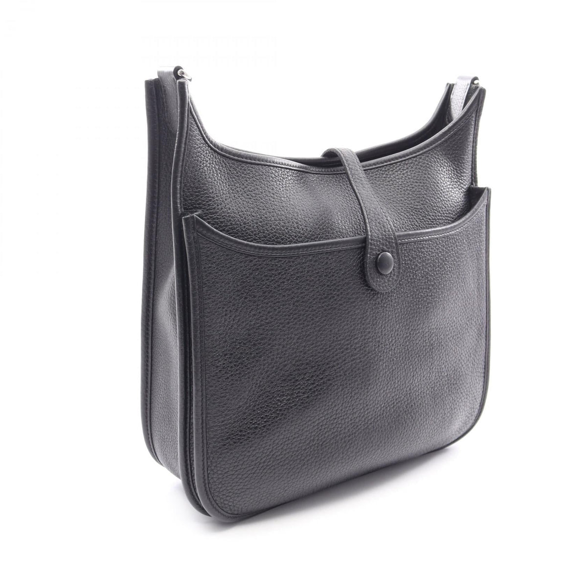 HERMES Evelyne 3 Troyes PM Shoulder Bag Black Taurillon Clemence leather Taurillon Clemence 2101219928364