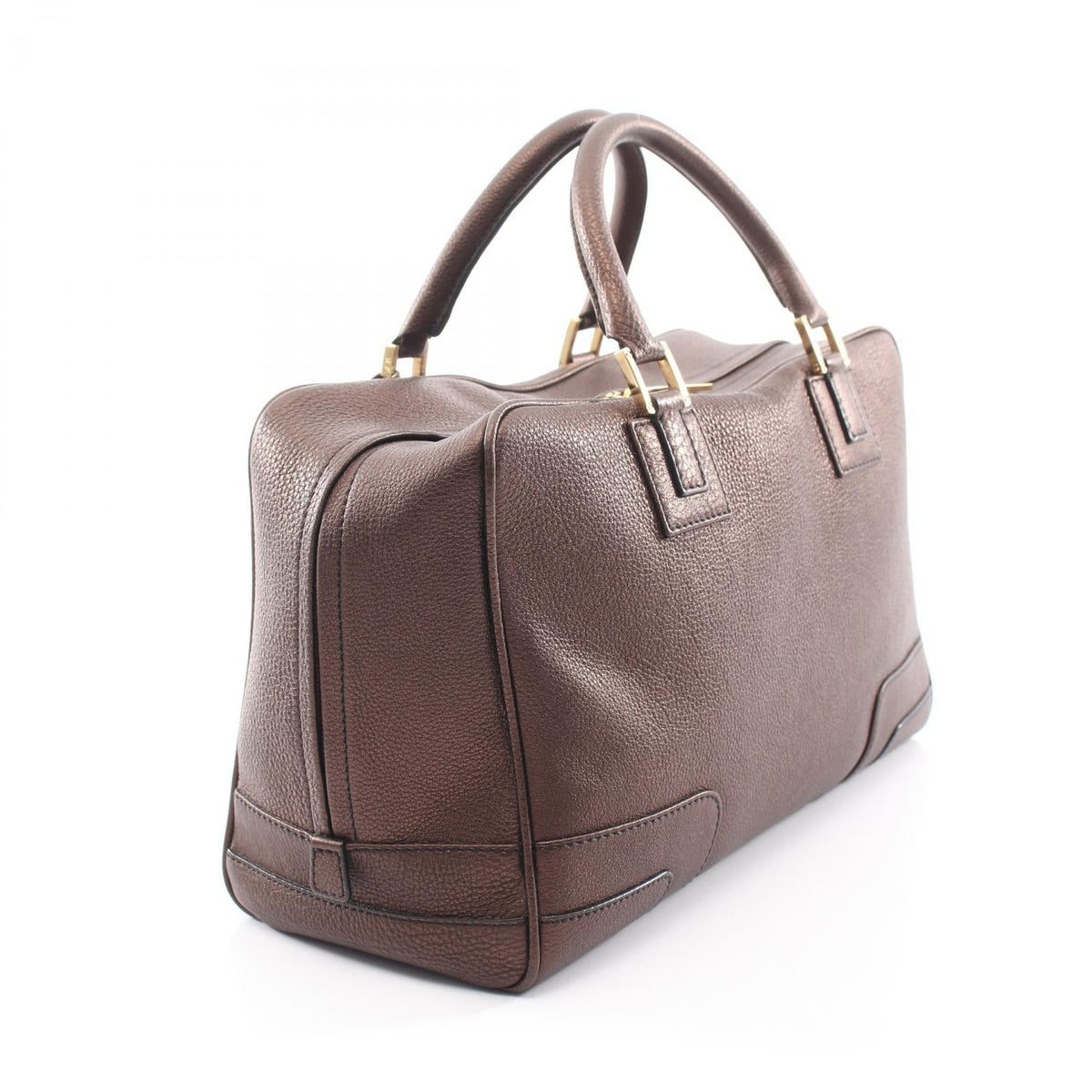 LOEWE Amazona 36 Handbag Brown leather 2101219951973