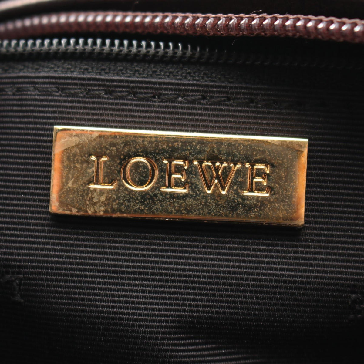 LOEWE Amazona 36 Handbag Brown leather 2101219951973