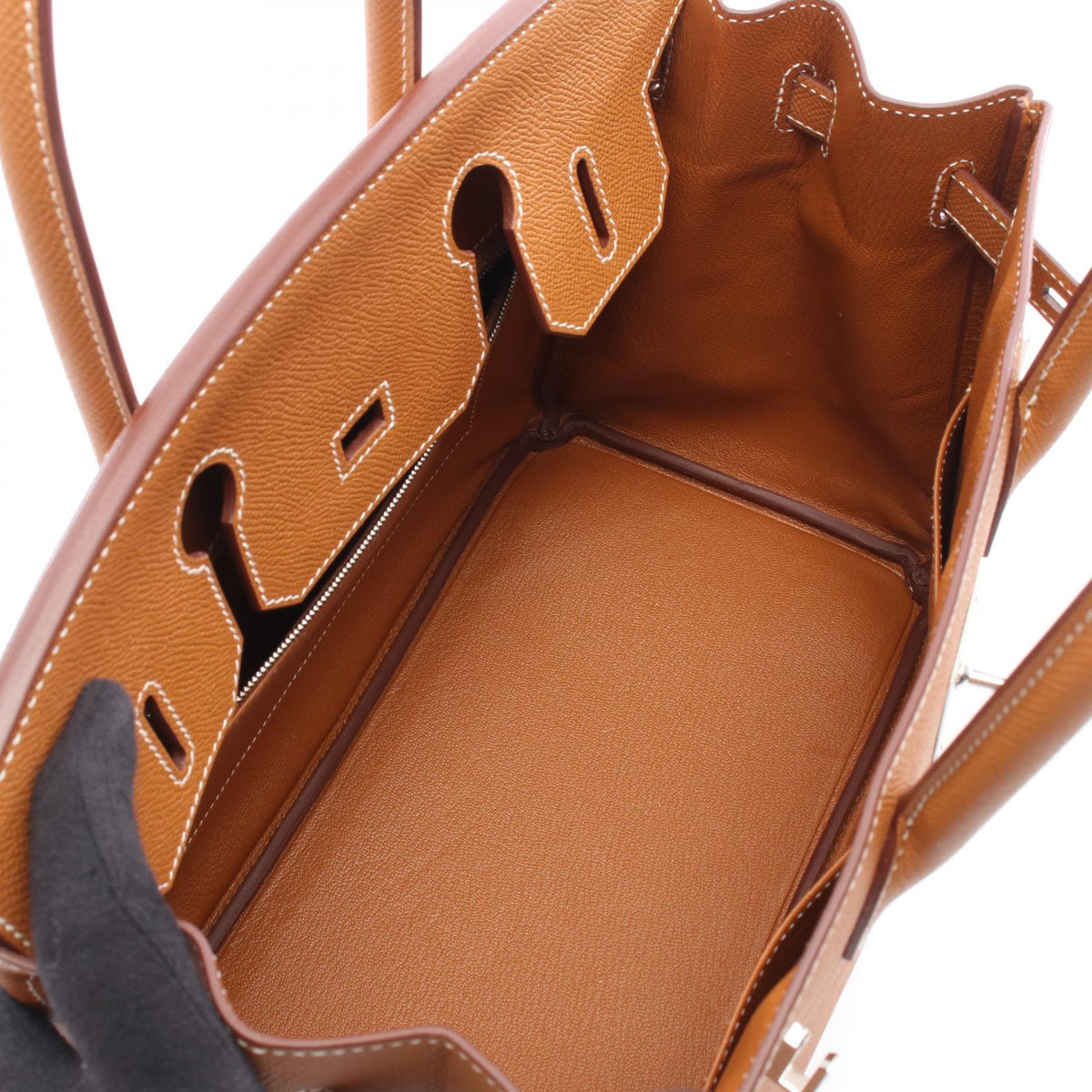 HERMES Birkin 30 HandbagGold Gold Brown Epsom leather Epsom 2101219599731