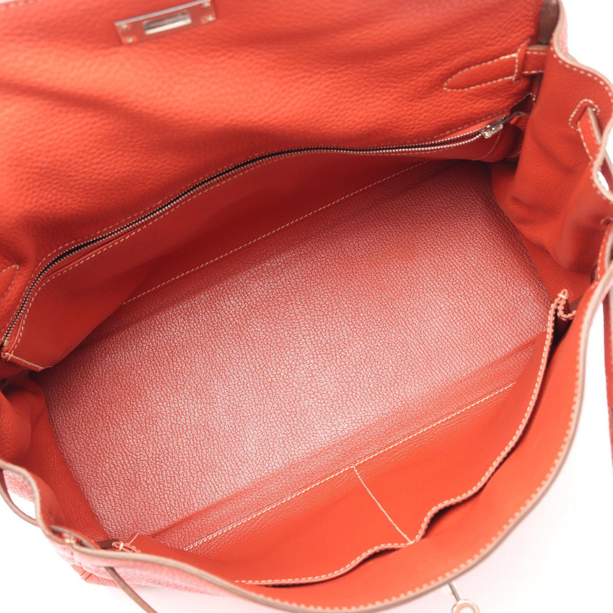 HERMES Kelly 35 2WAY (Inside stitching) HandbagPink Pink Pink Taurillon Clemence leather Taurillon Clemence 2101219927916