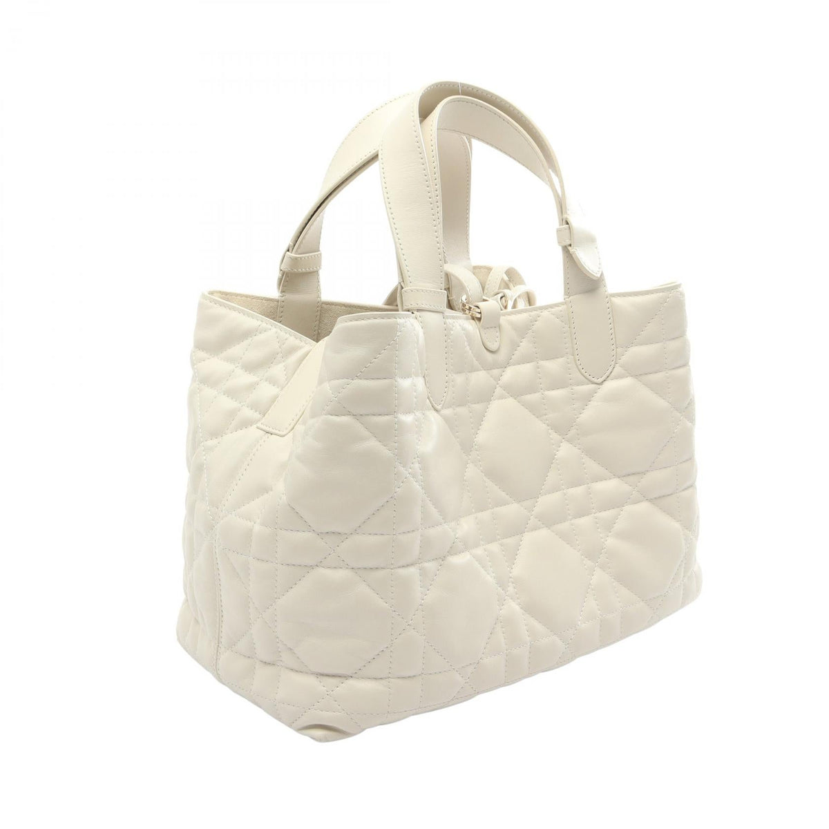 Dior Toujours Medium Macrocannage Handbag White leather M2821OSNW 2104102526357