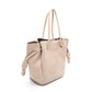LOEWE Flamenco knot small Shoulder Bag Beige leather 2101220043230
