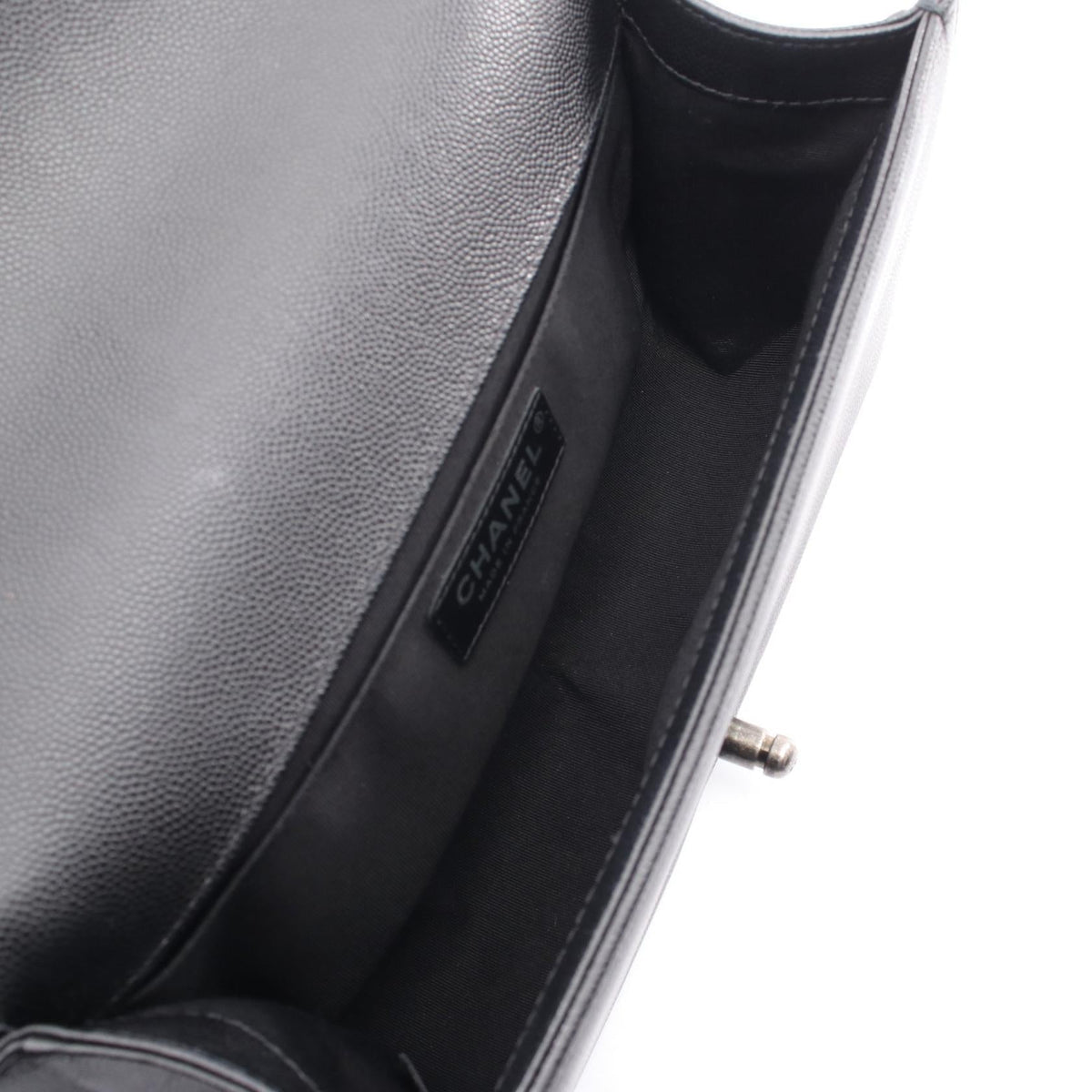 CHANEL Black Boy chanel Grained Calfskin leather A67086 2121400017165