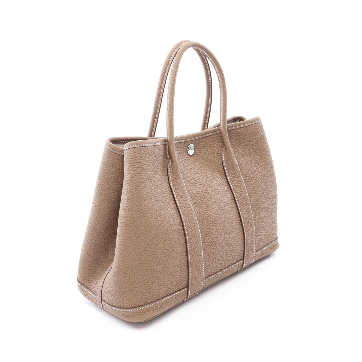 HERMES Garden party TPM Tote BagEtoupe Grey Etoupe Grey Beige Negonda leather leather Negonda leather 2104102535113