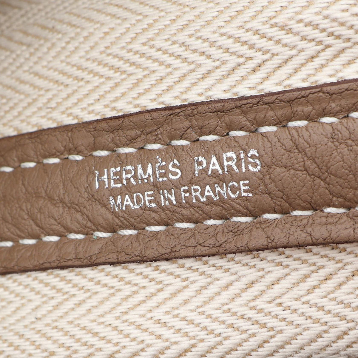 HERMES Garden party TPM Tote BagEtoupe Grey Etoupe Grey Beige Negonda leather leather Negonda leather 2104102535113