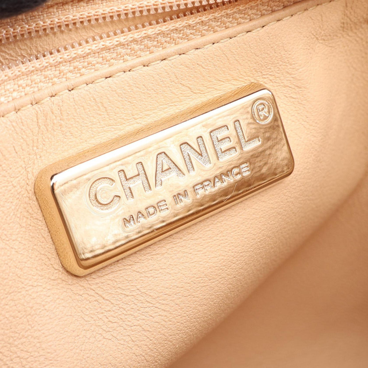 CHANEL Gold Luxury line leather 2101220136444