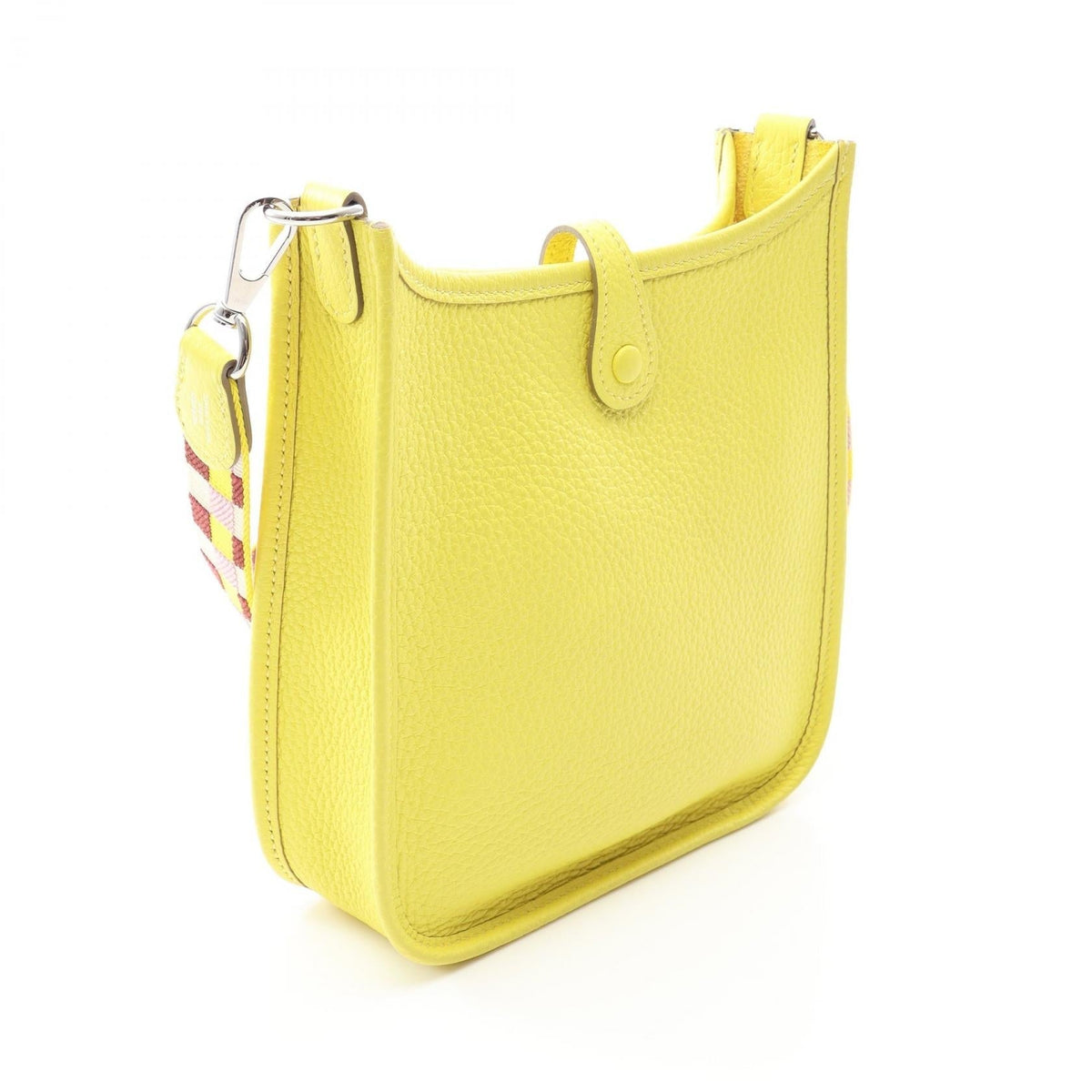 HERMES EvelyneTPM Amazon Lime Shoulder Bag Yellow Taurillon Clemence Other Taurillon Clemence 2106800642926