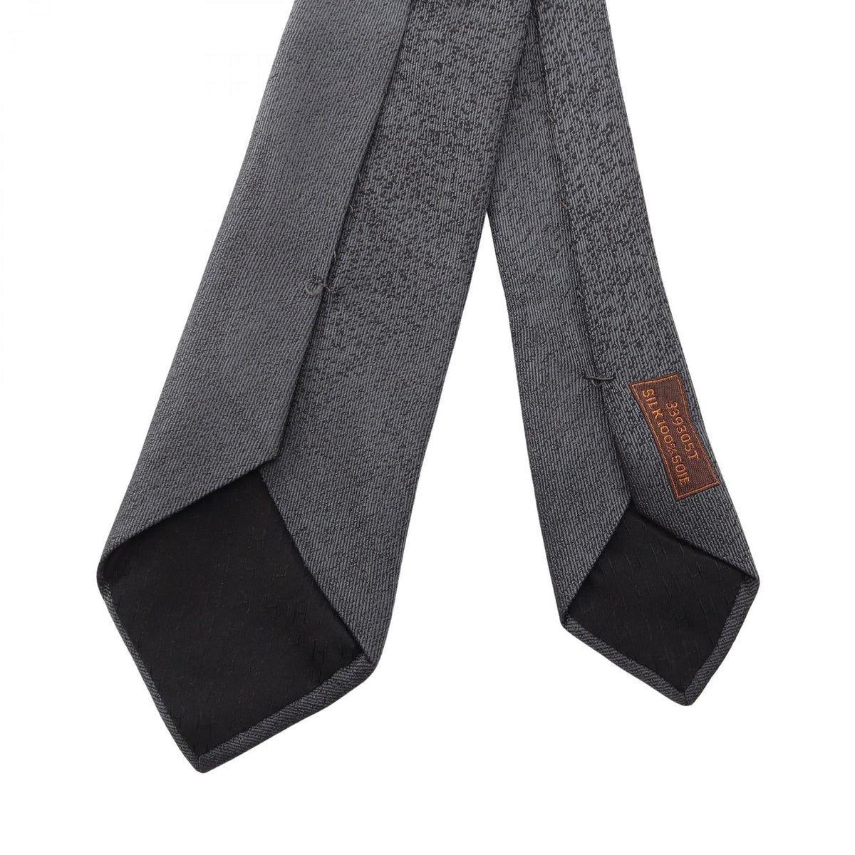 HERMES Gradation tie Black/Gray silk silk 2118700091278
