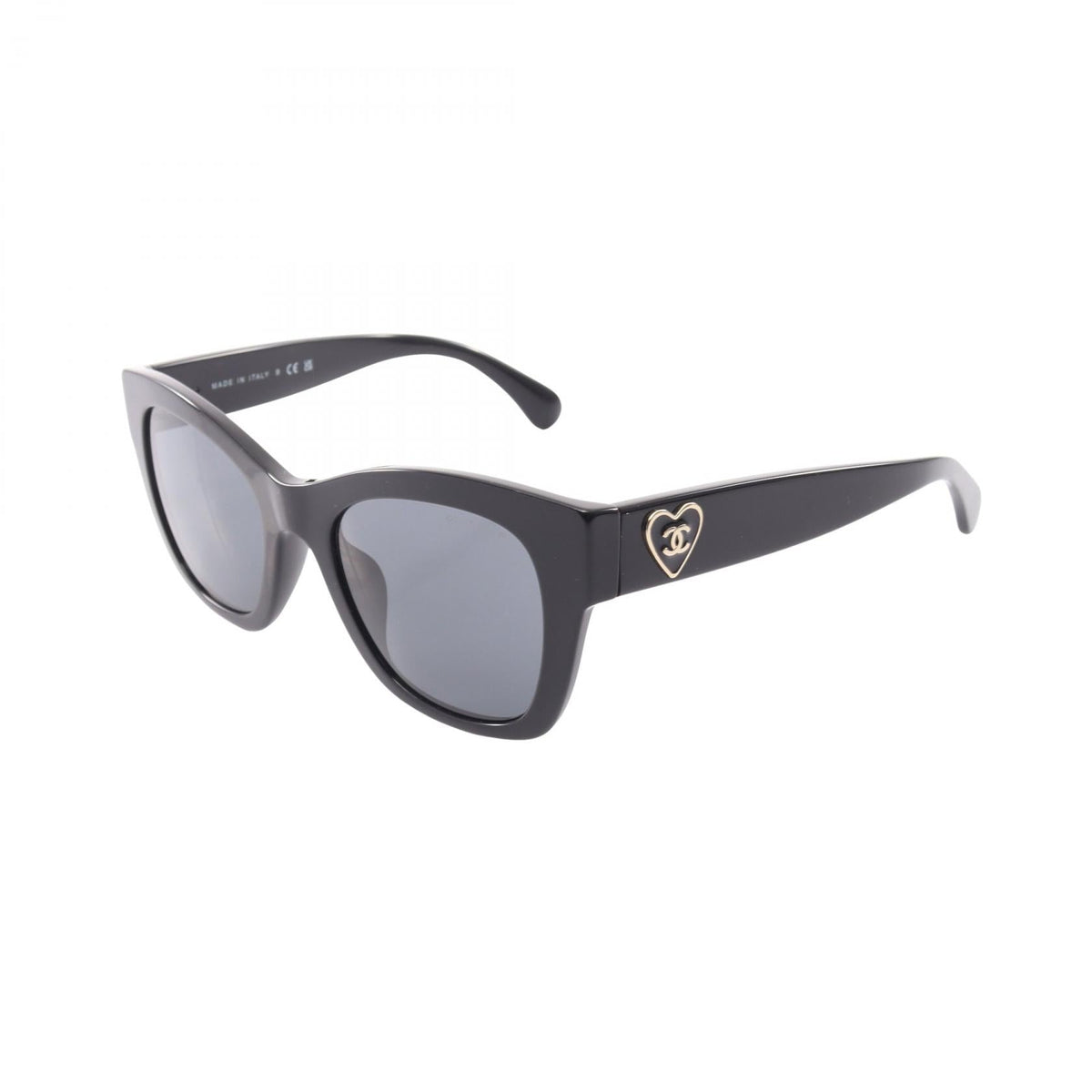 CHANEL Black/Gold COCO Mark Square Shape Other Plastic 2107601179079