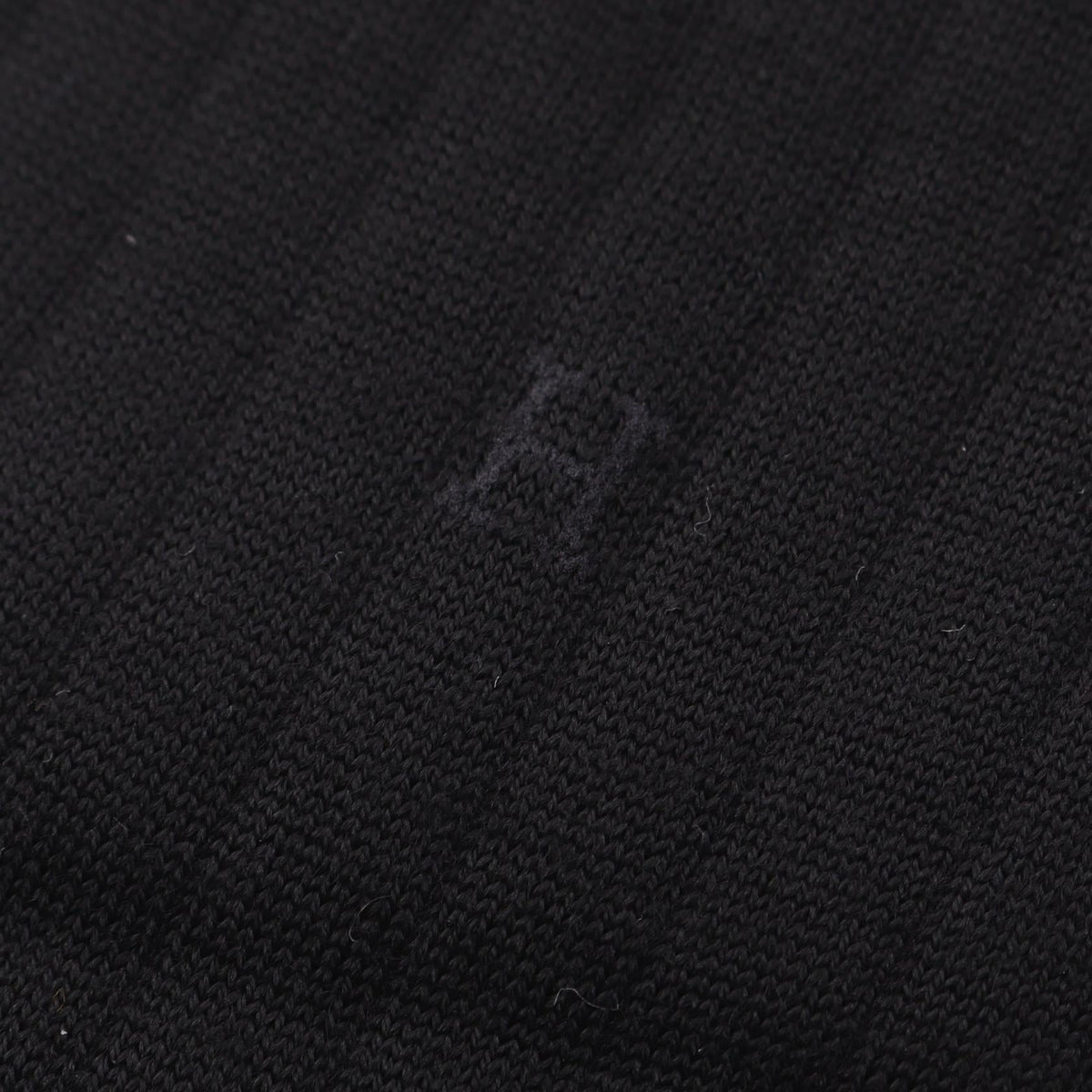 HERMES MI-BAS BRODE H TIGE BASSE socks Other accessories Black wool 2121500001163