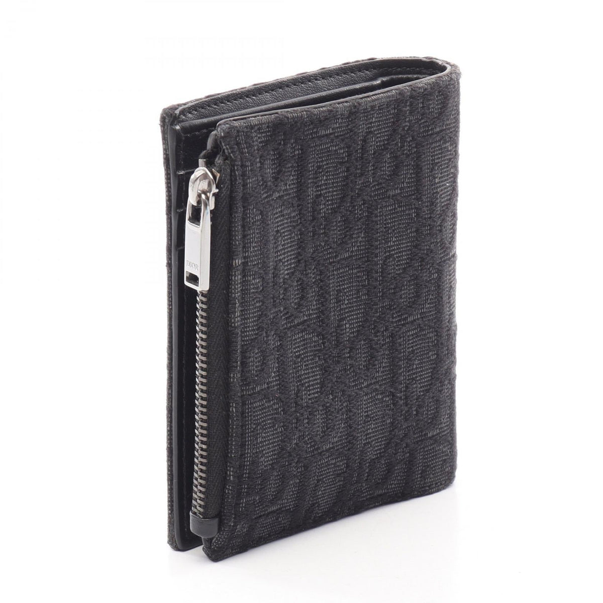 Dior Oblique Bi-fold wallet Black/Gray Other Jacquard / leather 2ESBC319YSE_H03E 2100301255593
