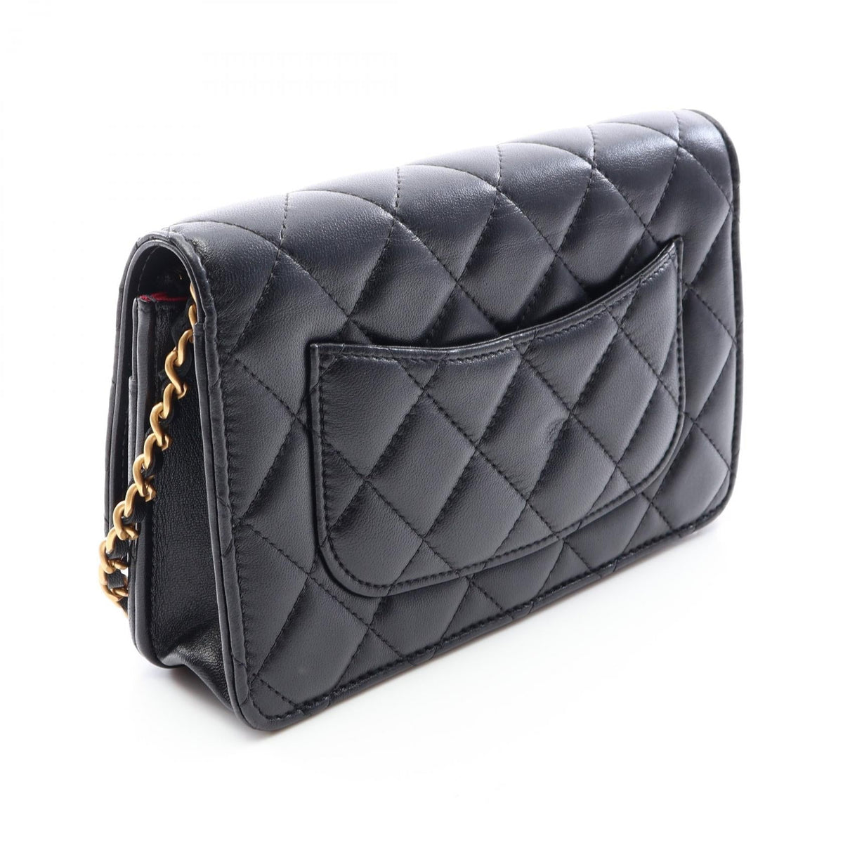 CHANEL Black Matelasse Heart Rock Lambskin (sheep leather) AP3285 2106800643046