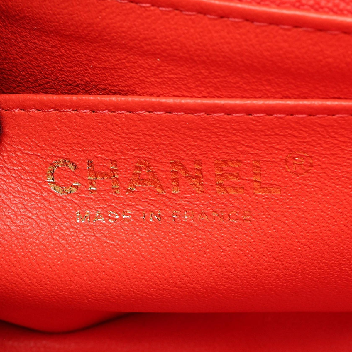 CHANEL Red Mini Matelasse 20 Lambskin (sheep leather) A69900 2106800643053
