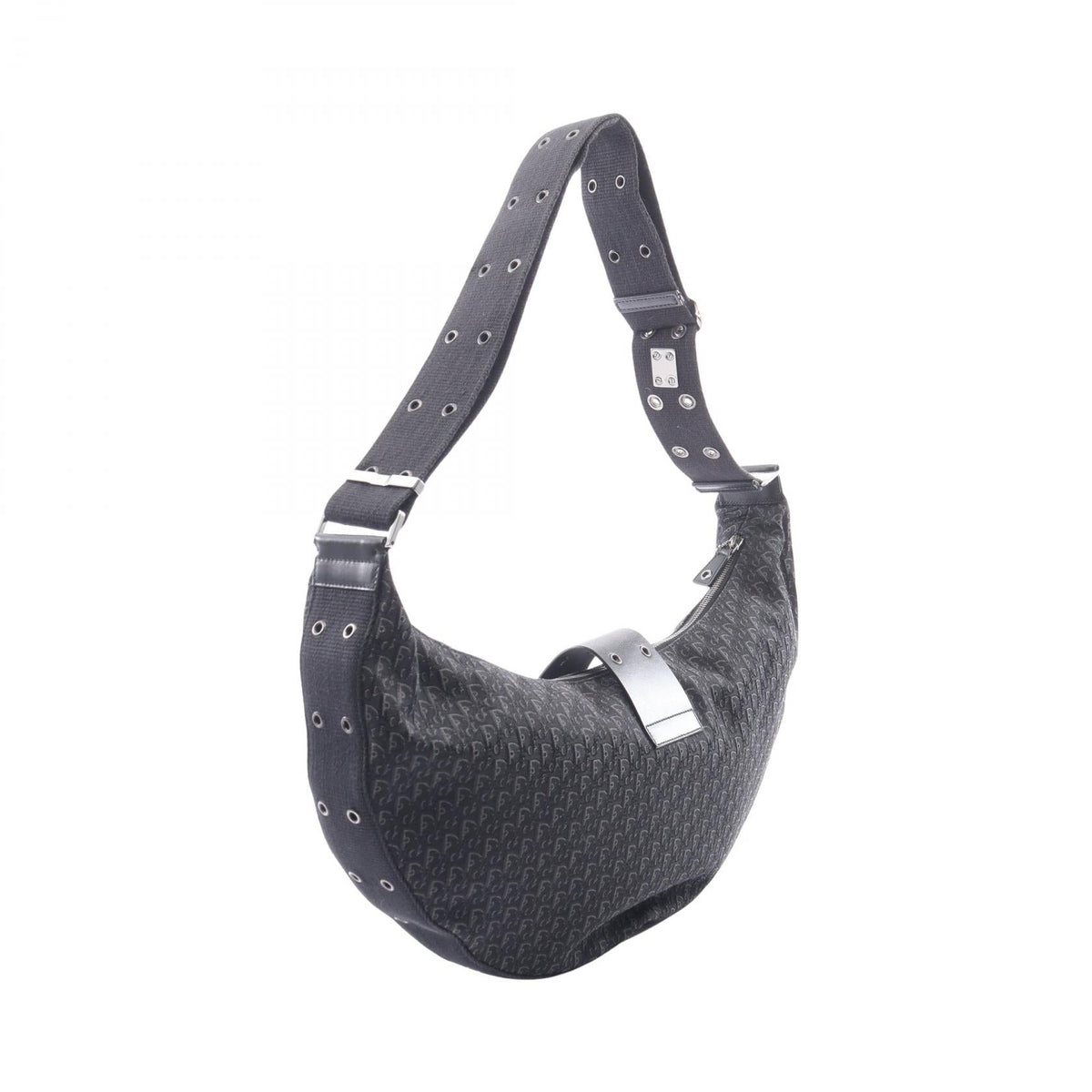 Dior street chic trotter Shoulder Bag Black/Gray canvas�leather 2101220150877