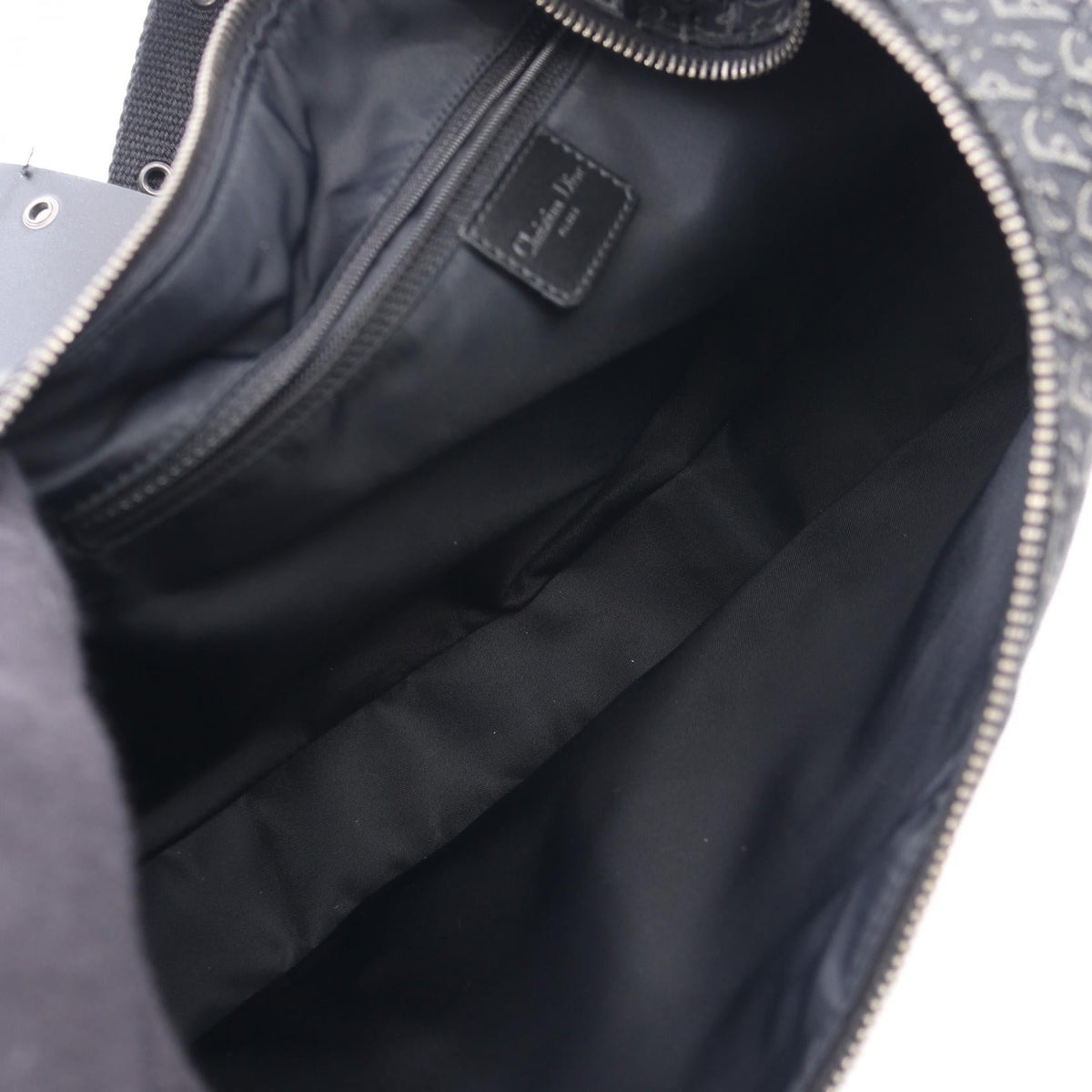 Dior street chic trotter Shoulder Bag Black/Gray canvas�leather 2101220150877